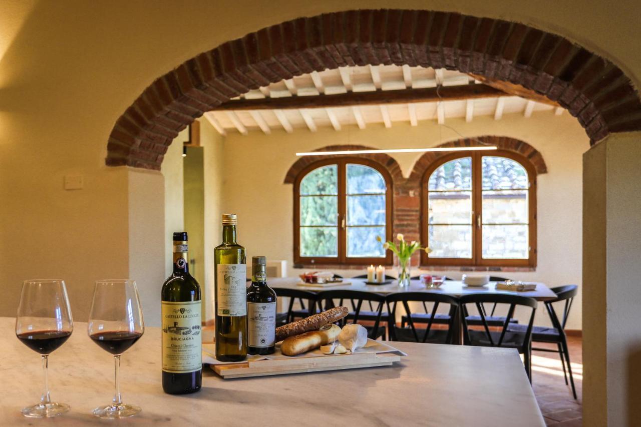 Castello La Leccia Villa Кастелина ин Кианти Екстериор снимка